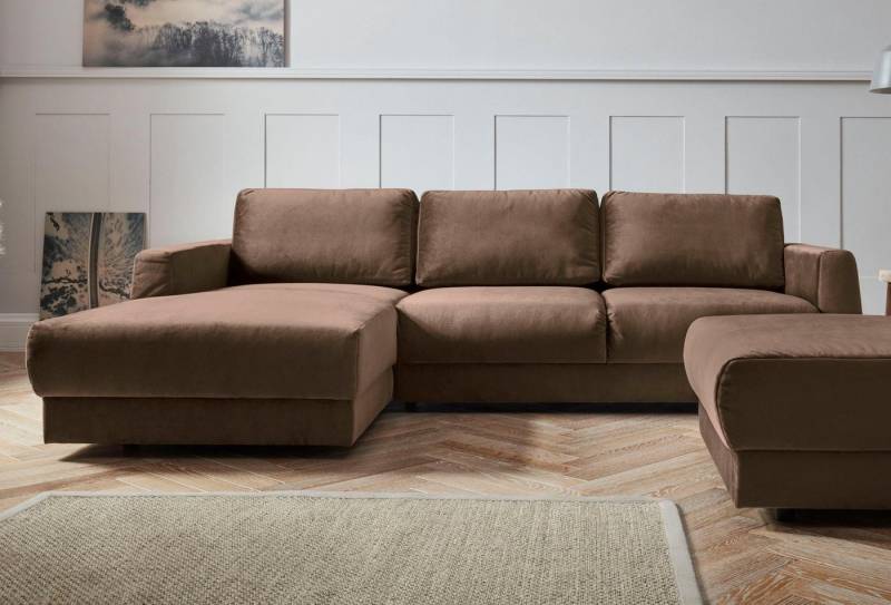 andas Ecksofa Hobro L-Form, in 3 Bezugsqualitäten in vielen Farben, Design by Morten Georgsen von andas