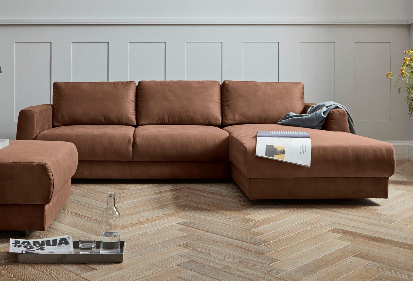andas Ecksofa Hobro L-Form, in 3 Bezugsqualitäten in vielen Farben, Design by Morten Georgsen andas Ecksofa Hobro L-Form, in 3 Bezugsqualitäten in vielen Farben, Design by Morten Georgsen von andas