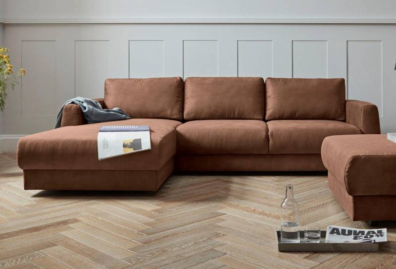 andas Ecksofa Hobro L-Form, in 3 Bezugsqualitäten in vielen Farben, Design by Morten Georgsen von andas