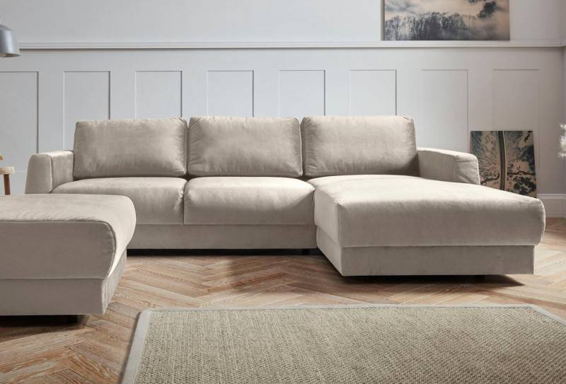 andas Ecksofa Hobro L-Form, in 3 Bezugsqualitäten in vielen Farben, Design by Morten Georgsen von andas