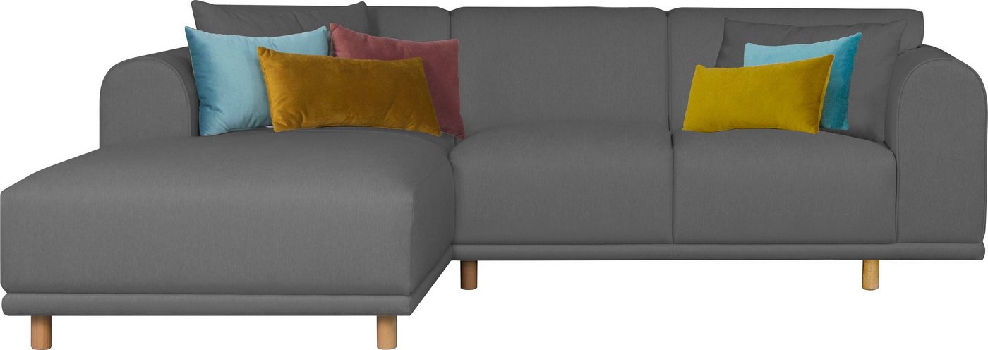 OTTO home Ecksofa Maroon L-Form, in skandinavischem Design, mit losen Kissen OTTO home Ecksofa Maroon L-Form, in skandinavischem Design, mit losen Kissen von OTTO home