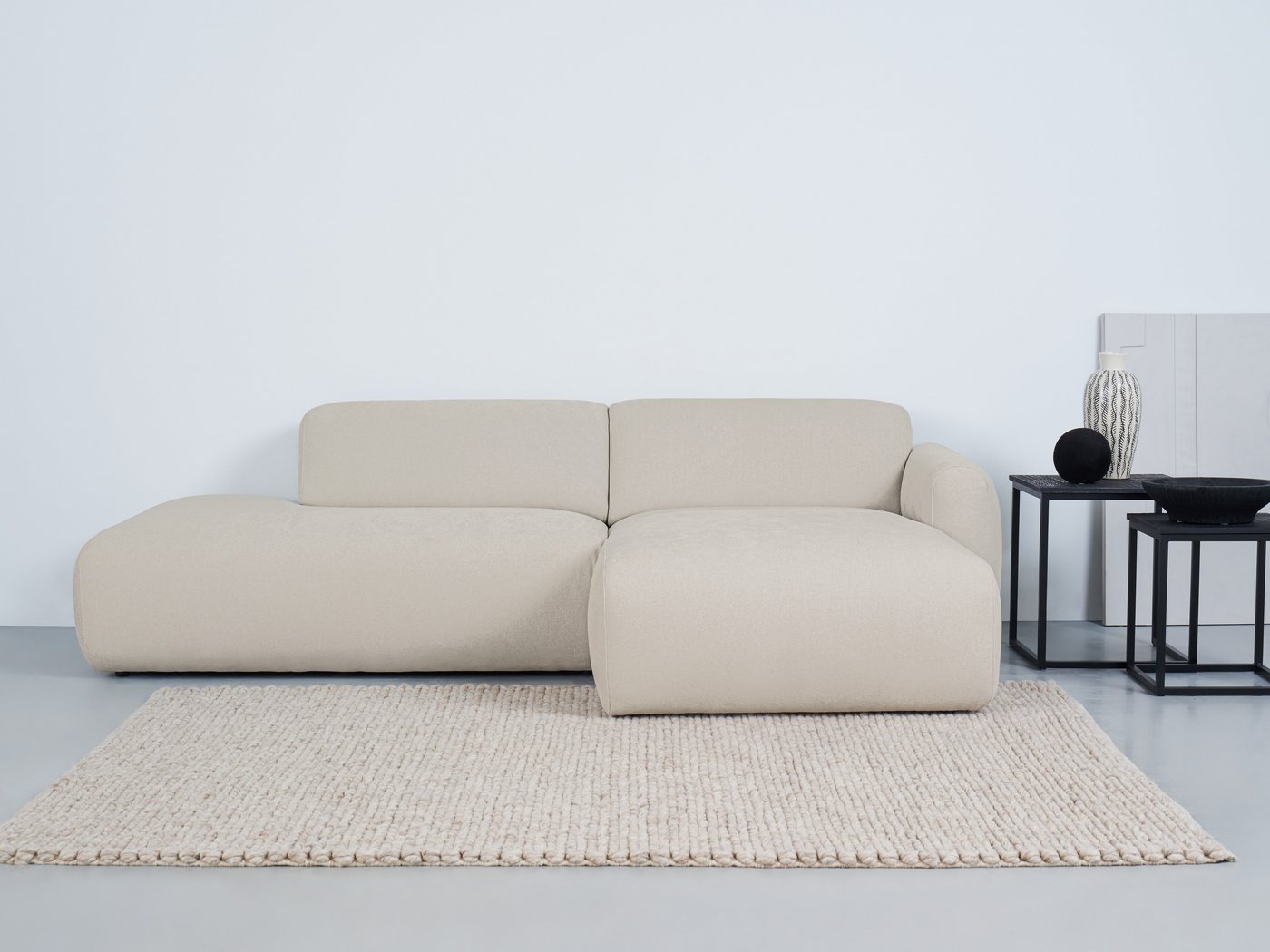 andas Ecksofa Myrland, Breite 222 cm, Chenille, Easy Clean Stoff, mit Kaltschaum andas Ecksofa Myrland, Breite 222 cm, Chenille, Easy Clean Stoff, mit Kaltschaum von andas