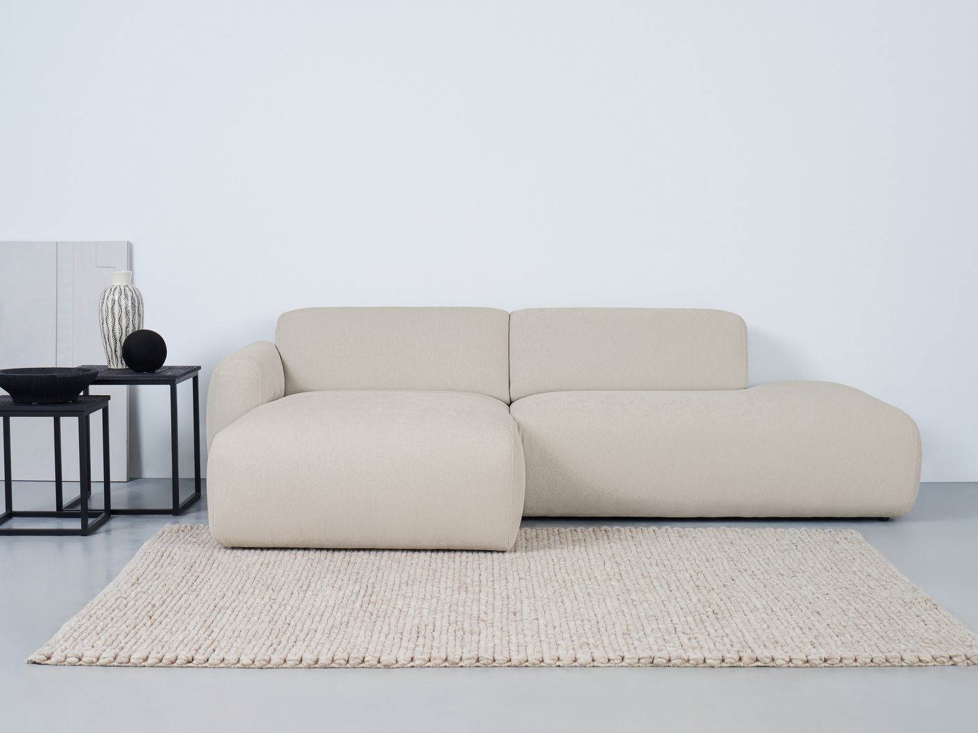 andas Ecksofa Myrland, Breite 222 cm, Chenille, Easy Clean Stoff, mit Kaltschaum andas Ecksofa Myrland, Breite 222 cm, Chenille, Easy Clean Stoff, mit Kaltschaum von andas