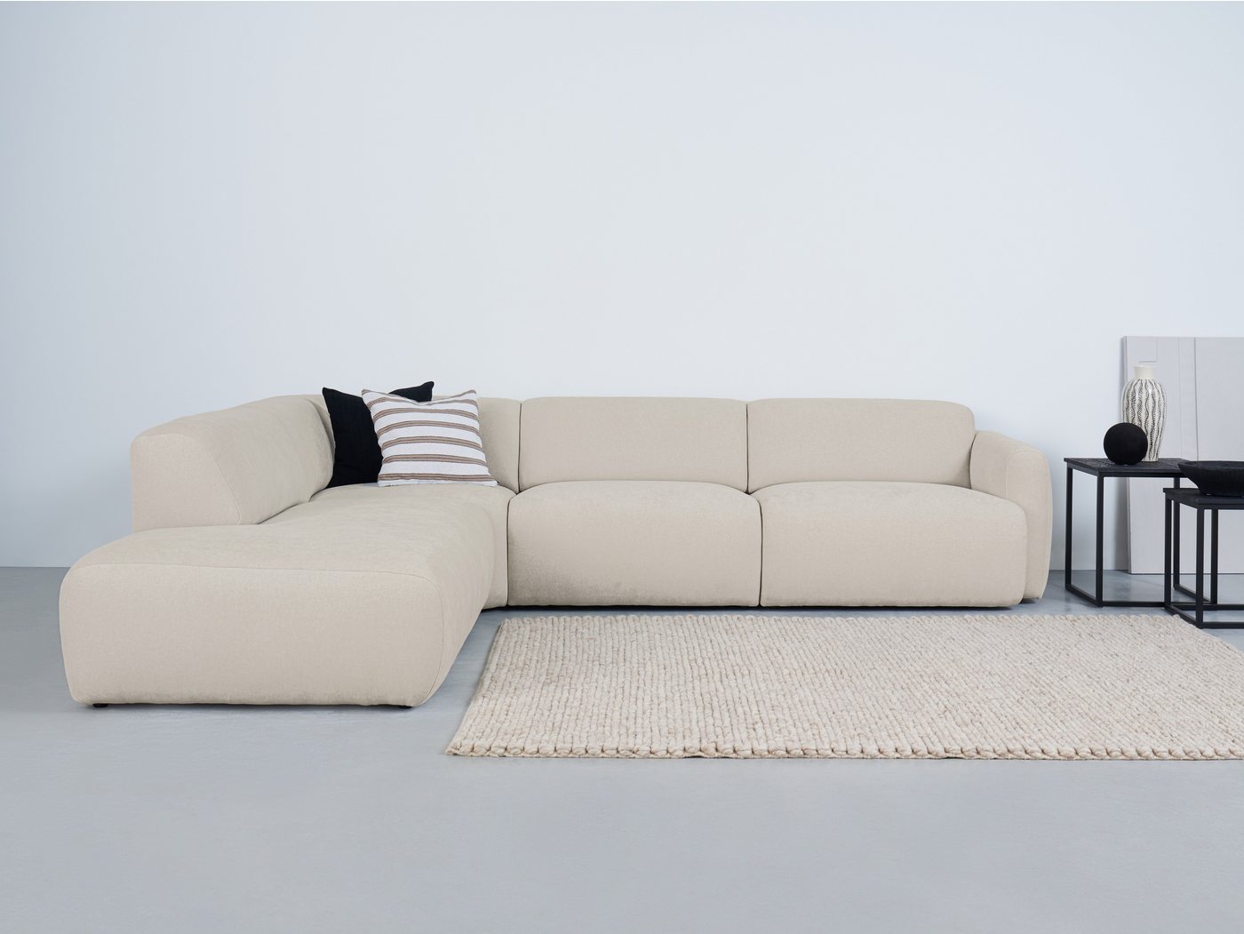 andas Ecksofa Myrland, Breite 241 cm, Chenille, Easy Clean Stoff, mit Kaltschaum andas Ecksofa Myrland, Breite 241 cm, Chenille, Easy Clean Stoff, mit Kaltschaum von andas