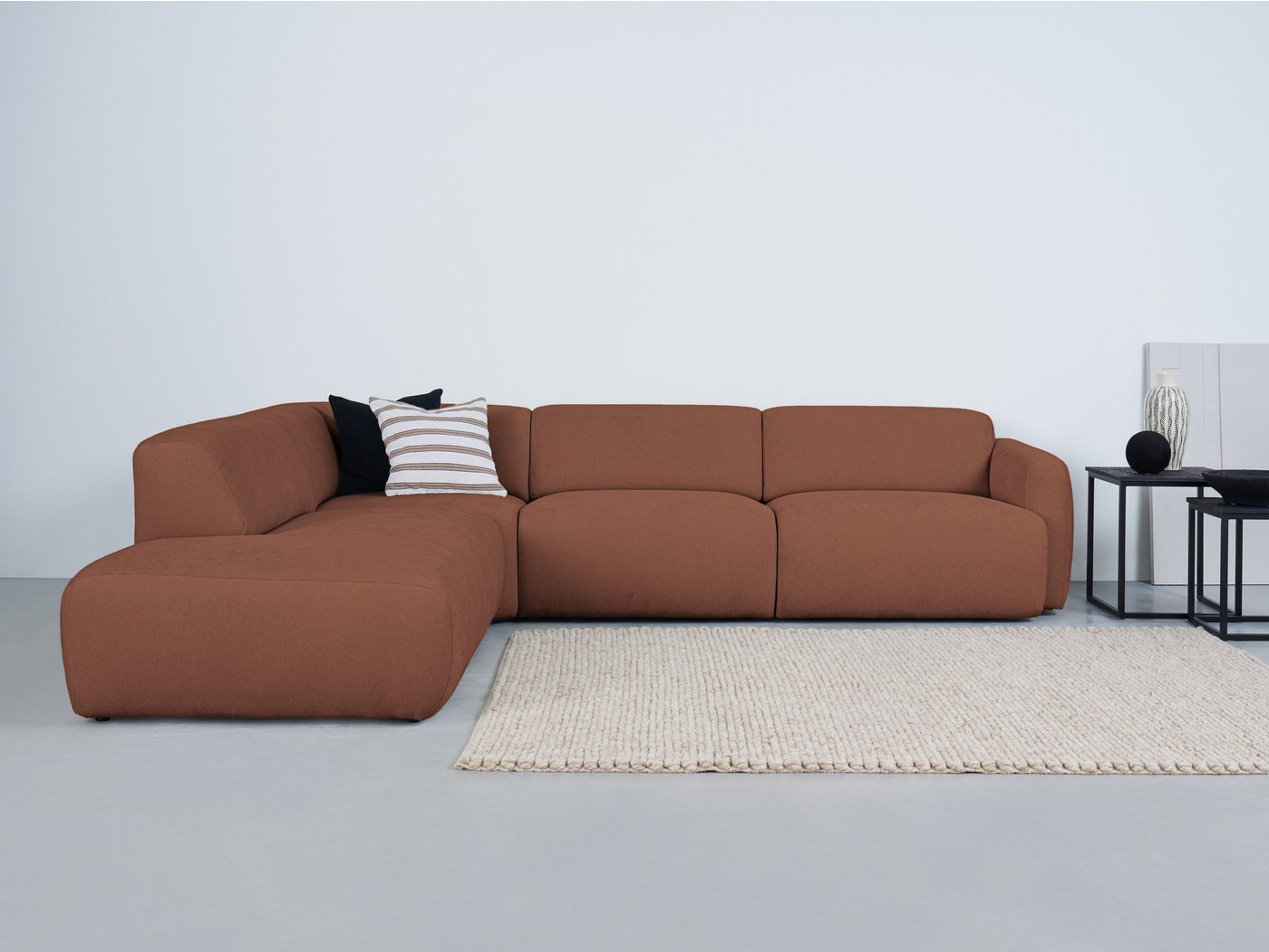 andas Ecksofa Myrland, Breite 241 cm, Chenille, Easy Clean Stoff, mit Kaltschaum andas Ecksofa Myrland, Breite 241 cm, Chenille, Easy Clean Stoff, mit Kaltschaum von andas