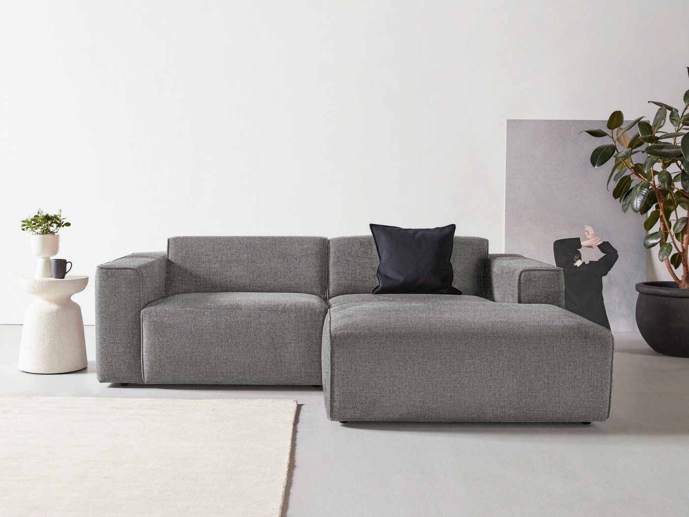 andas Ecksofa Noord mit Kedernaht, Breite 234 cm andas Ecksofa Noord mit Kedernaht, Breite 234 cm von andas