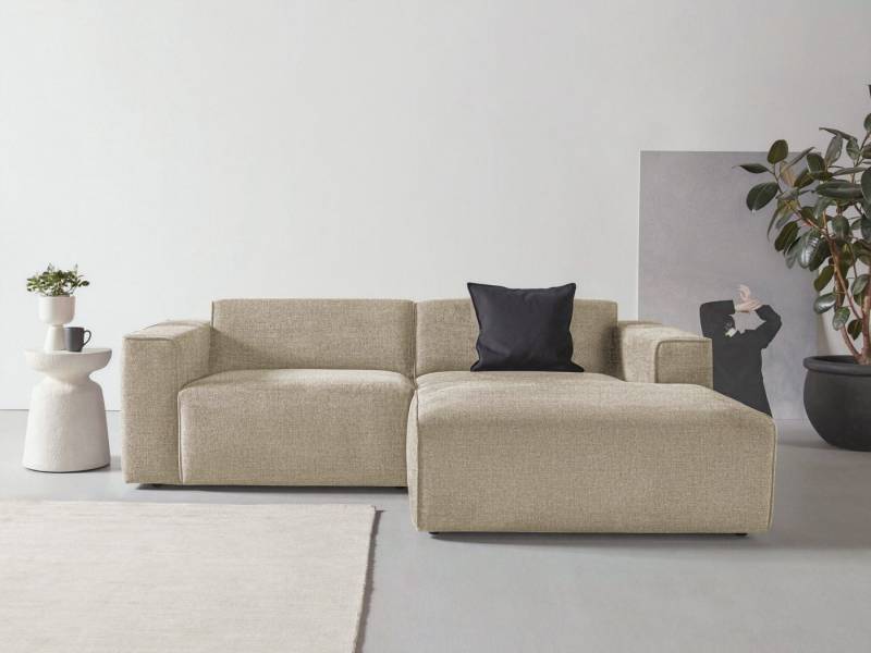 andas Ecksofa Noord mit Kedernaht, Breite 234 cm von andas