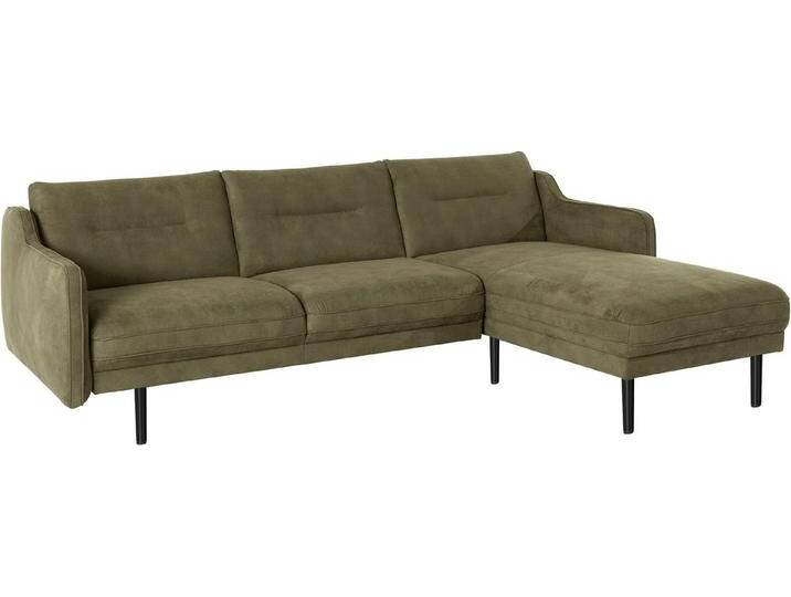 andas Ecksofa Nordfyn L-Form, edles Design in 3 Bezugsqualitäten, Design by Morten Georgsen, grün, oliv von andas