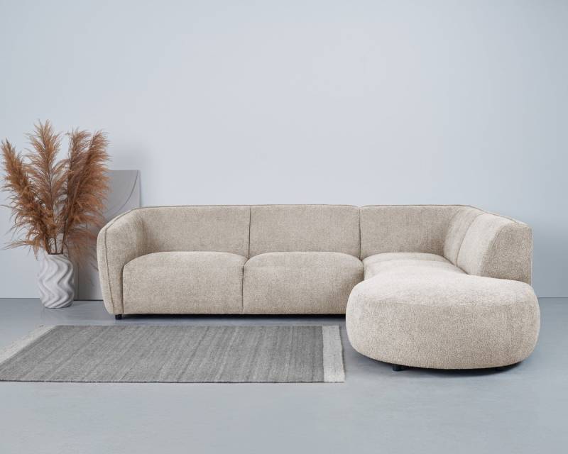 andas Ecksofa Ostrup, schlichtes modernes Design, in verschiedenen Farben von andas