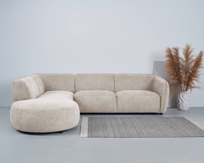 andas Ecksofa Ostrup, schlichtes modernes Design, in verschiedenen Farben von andas