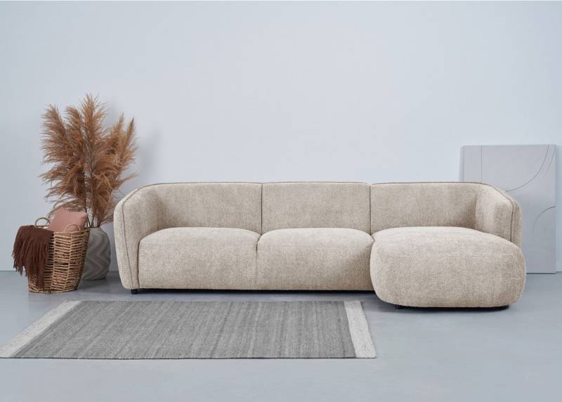 andas Ecksofa Ostrup, schlichtes modernes Design, in verschiedenen Farben von andas