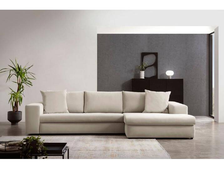 andas Ecksofa SLEETLAND XXL in Samtvelours oder Vintage-Leder-Optik, L-Form, besonders groß und bequem, braun, Pearl andas Ecksofa SLEETLAND XXL in Samtvelours oder Vintage-Leder-Optik, L-Form, besonders groß und bequem, braun, Pearl von andas