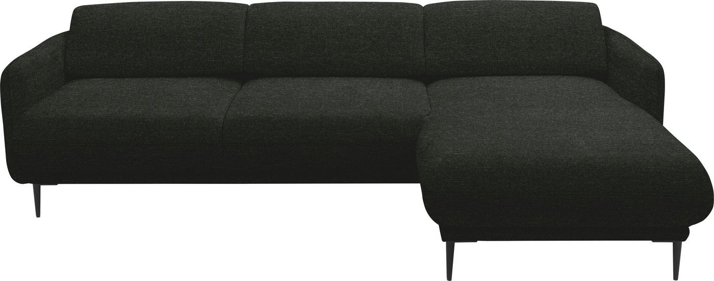 andas Ecksofa Skovsende Sitzbreite 245 cm, Rückenlehne stufenlos hochklappbar für, individuellen Sitzkomfort Kopfteilverstellung, L-Form von andas