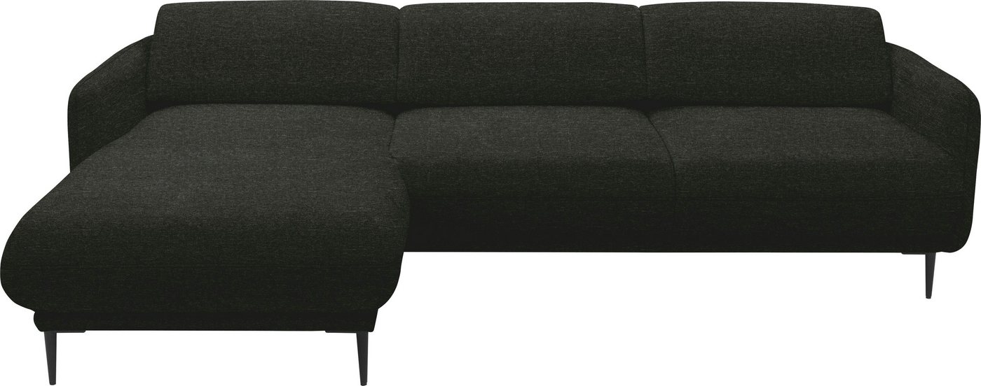 andas Ecksofa Skovsende Sitzbreite 245 cm, Rückenlehne stufenlos hochklappbar für, individuellen Sitzkomfort Kopfteilverstellung, L-Form von andas