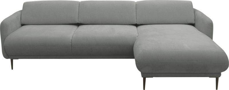 andas Ecksofa Skovsende Sitzbreite 245 cm, Rückenlehne stufenlos hochklappbar für, individuellen Sitzkomfort Kopfteilverstellung, L-Form von andas