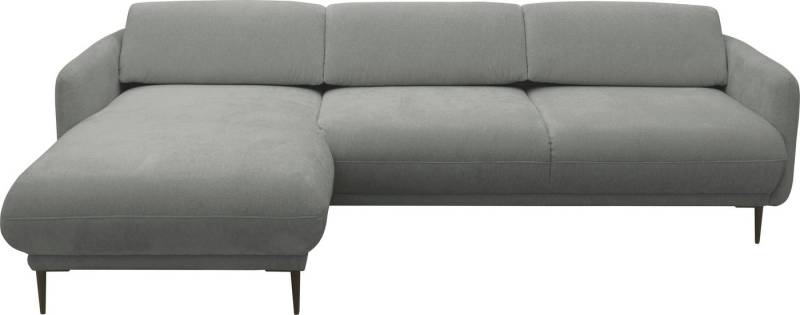 andas Ecksofa Skovsende Sitzbreite 245 cm, Rückenlehne stufenlos hochklappbar für, individuellen Sitzkomfort Kopfteilverstellung, L-Form von andas