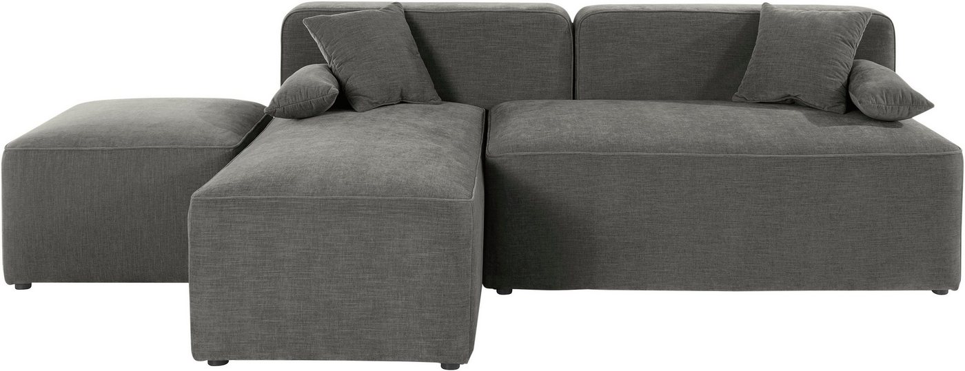 andas Ecksofa Sundstrup L-Form, Modulserie, individuelle Zusammenstellung von andas