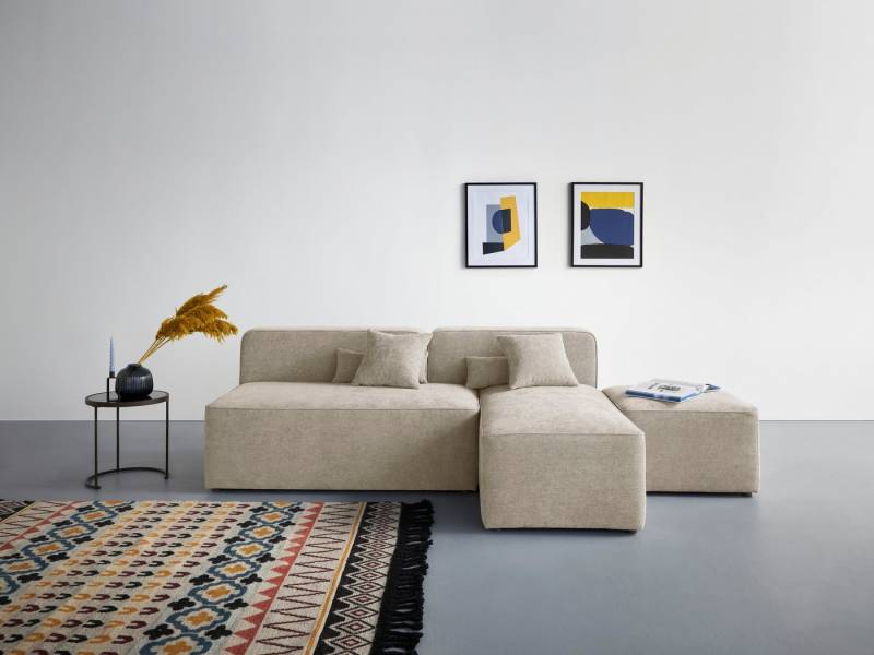andas Ecksofa Sundstrup L-Form, Modulserie, individuelle Zusammenstellung von andas
