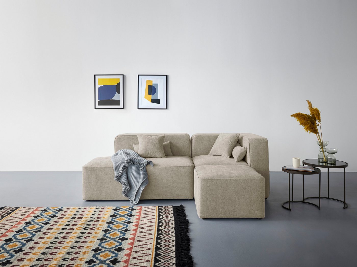 andas Ecksofa Sundstrup L-Form, Modulserie, individuelle Zusammenstellung andas Ecksofa Sundstrup L-Form, Modulserie, individuelle Zusammenstellung von andas