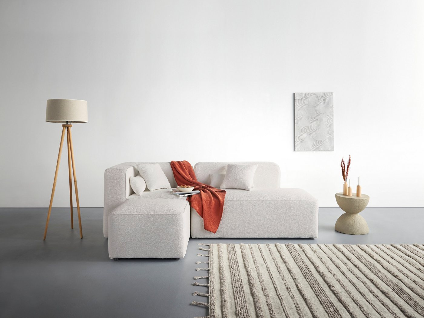 andas Ecksofa Sundstrup L-Form, Modulserie, individuelle Zusammenstellung andas Ecksofa Sundstrup L-Form, Modulserie, individuelle Zusammenstellung von andas