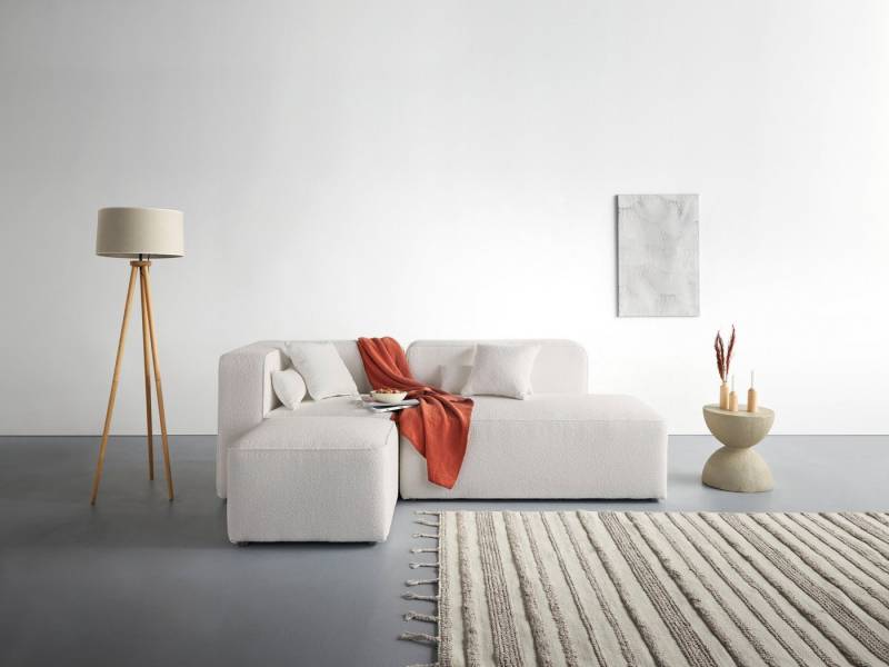 andas Ecksofa Sundstrup L-Form, Modulserie, individuelle Zusammenstellung von andas