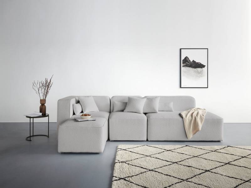 andas Ecksofa Sundstrup L-Form, Modulserie, individuelle Zusammenstellung von andas