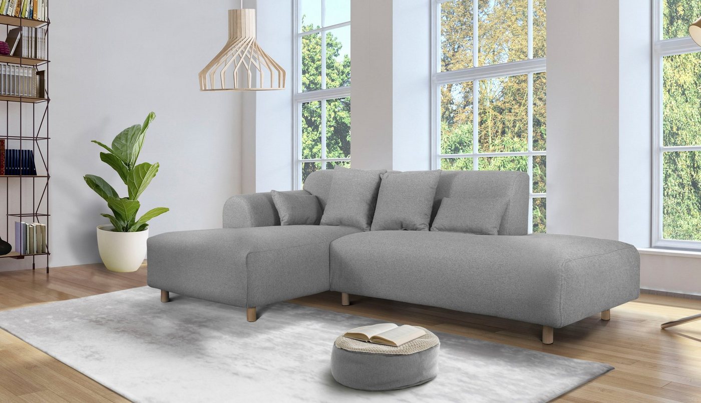 andas Ecksofa Svennis L-Form, incl. Zierkissen, in 2 Bezugsvarianten andas Ecksofa Svennis L-Form, incl. Zierkissen, in 2 Bezugsvarianten von andas