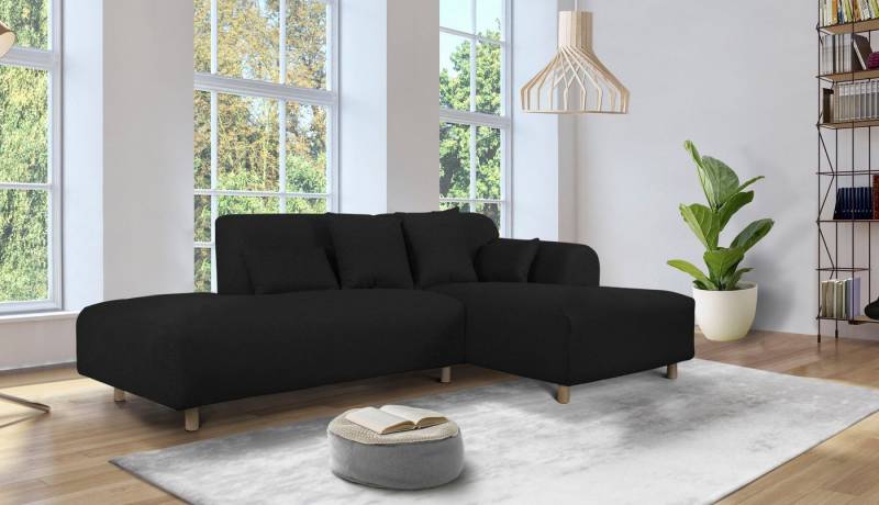 andas Ecksofa Svennis L-Form, incl. Zierkissen, in 2 Bezugsvarianten von andas