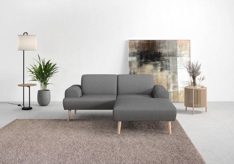 andas Ecksofa Swift Scandic Design, komfortabler Federkern, Breite 192cm, L-Form, Federkern-Polsterung, B/T/H: 192/83/176 cm von andas