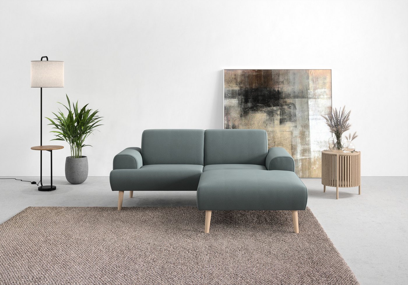 andas Ecksofa Swift Scandic Design, komfortabler Federkern, Breite 192cm, L-Form, Federkern-Polsterung, B/T/H: 192/83/176 cm andas Ecksofa Swift Scandic Design, komfortabler Federkern, Breite 192cm, L-Form, Federkern-Polsterung, B/T/H: 192/83/176 cm von andas