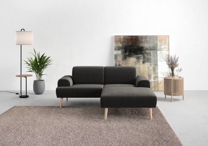 andas Ecksofa Swift Scandic Design, komfortabler Federkern, Breite 192cm, L-Form, Federkern-Polsterung, B/T/H: 192/83/176 cm von andas