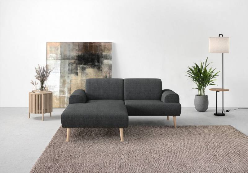 andas Ecksofa Swift Scandic Design, komfortabler Federkern, Breite 192cm, L-Form, Federkern-Polsterung, B/T/H: 192/83/176 cm von andas