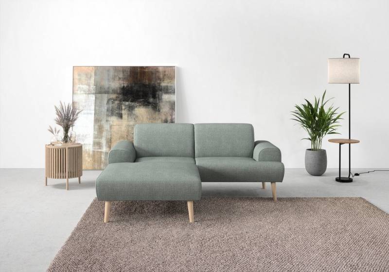 andas Ecksofa Swift Scandic Design, komfortabler Federkern, Breite 192cm, L-Form, Federkern-Polsterung, B/T/H: 192/83/176 cm von andas