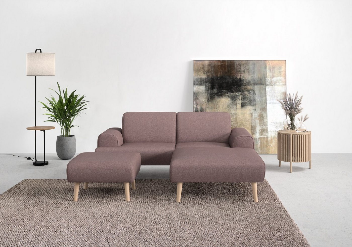 andas Ecksofa Swift Scandic Design, komfortabler Federkern, Breite 192cm, L-Form, Federkern-Polsterung, B/T/H: 192/83/176 cm andas Ecksofa Swift Scandic Design, komfortabler Federkern, Breite 192cm, L-Form, Federkern-Polsterung, B/T/H: 192/83/176 cm von andas