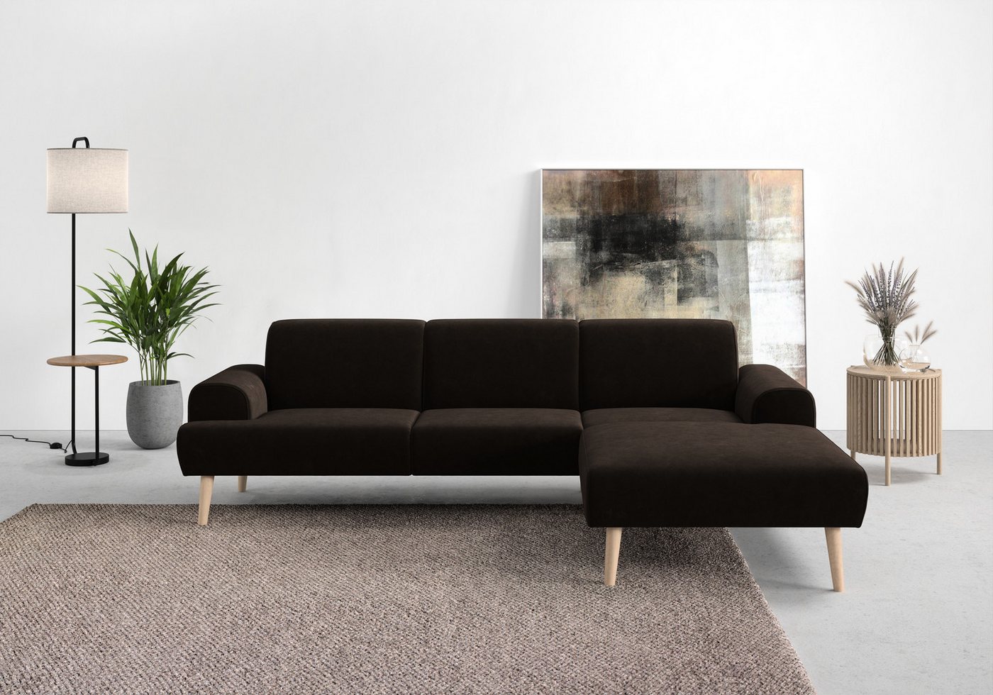 andas Ecksofa Swift L-Form, Federkern-Polsterung, B/T/H: 292/83/176 cm andas Ecksofa Swift L-Form, Federkern-Polsterung, B/T/H: 292/83/176 cm von andas