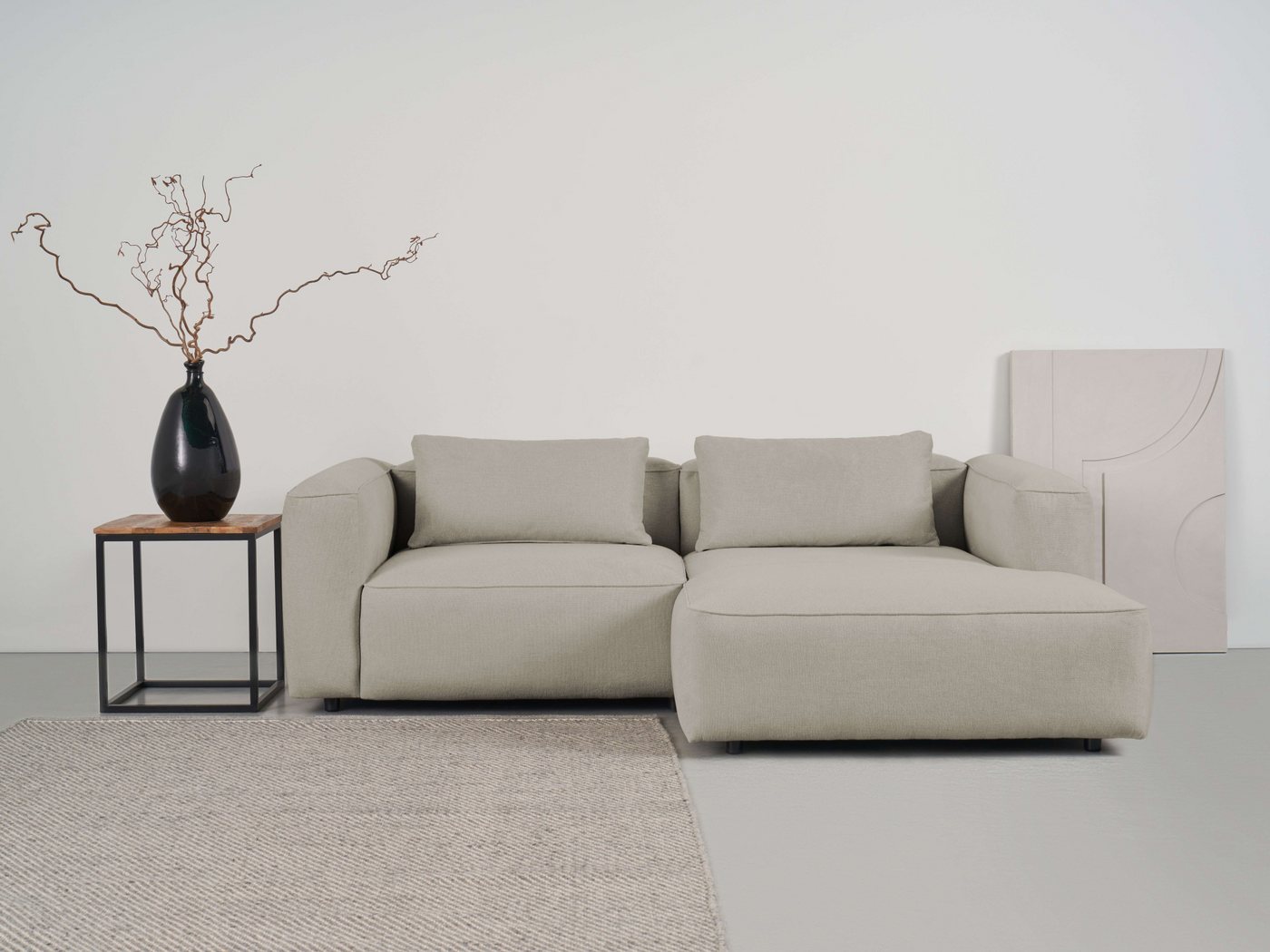 andas Ecksofa Tvinnet, Breite 228 cm, extra tiefe Sitzfläche, kubisches Sitzvergnügen andas Ecksofa Tvinnet, Breite 228 cm, extra tiefe Sitzfläche, kubisches Sitzvergnügen von andas