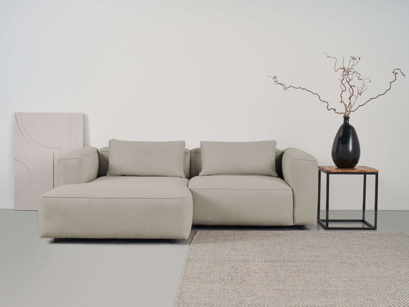 andas Ecksofa Tvinnet, Breite 228 cm, extra tiefe Sitzfläche, kubisches Sitzvergnügen andas Ecksofa Tvinnet, Breite 228 cm, extra tiefe Sitzfläche, kubisches Sitzvergnügen von andas