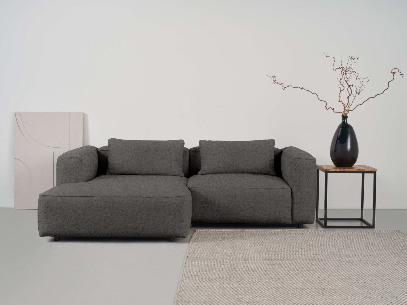 andas Ecksofa Tvinnet, Breite 228 cm, extra tiefe Sitzfläche, kubisches Sitzvergnügen andas Ecksofa Tvinnet, Breite 228 cm, extra tiefe Sitzfläche, kubisches Sitzvergnügen von andas