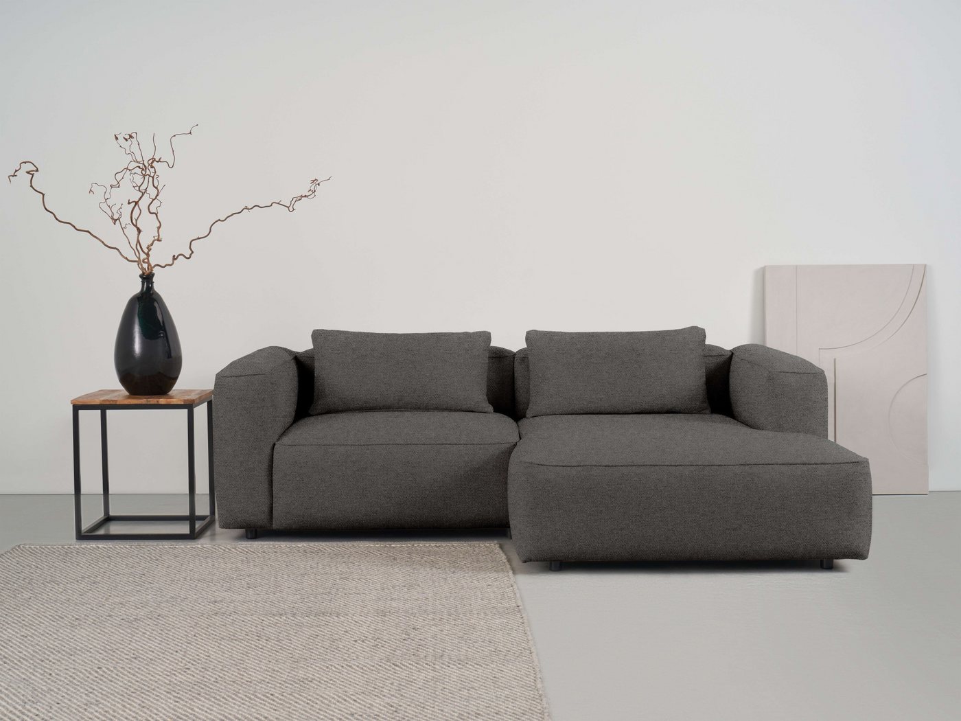 andas Ecksofa Tvinnet, Breite 228 cm, extra tiefe Sitzfläche, kubisches Sitzvergnügen andas Ecksofa Tvinnet, Breite 228 cm, extra tiefe Sitzfläche, kubisches Sitzvergnügen von andas