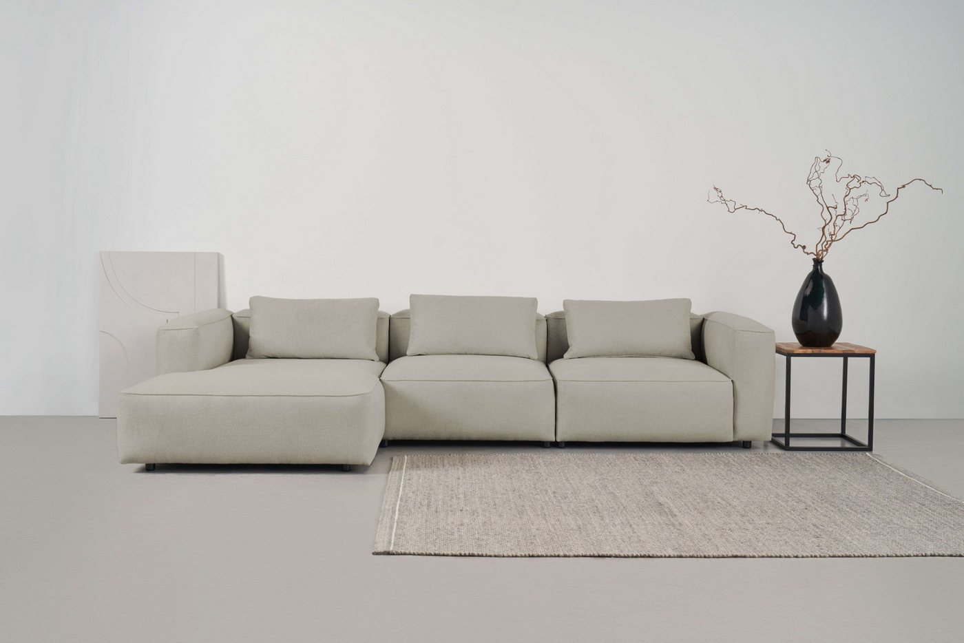 andas Ecksofa Tvinnet, Breite 317 cm, extra tiefe Sitzfläche, kubisches Sitzvergnügen andas Ecksofa Tvinnet, Breite 317 cm, extra tiefe Sitzfläche, kubisches Sitzvergnügen von andas