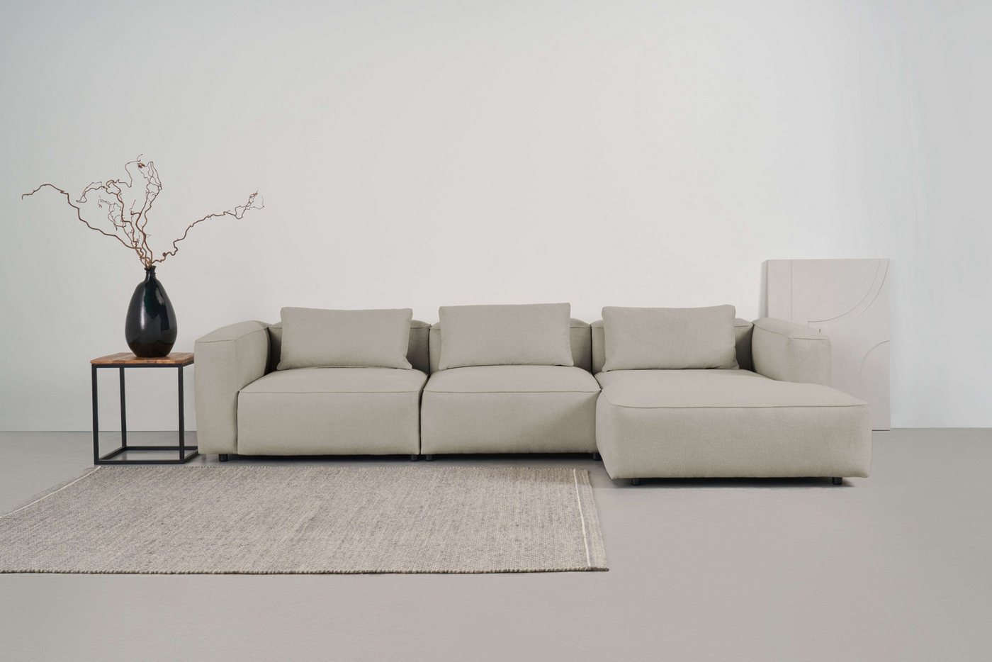 andas Ecksofa Tvinnet, Breite 317 cm, extra tiefe Sitzfläche, kubisches Sitzvergnügen andas Ecksofa Tvinnet, Breite 317 cm, extra tiefe Sitzfläche, kubisches Sitzvergnügen von andas