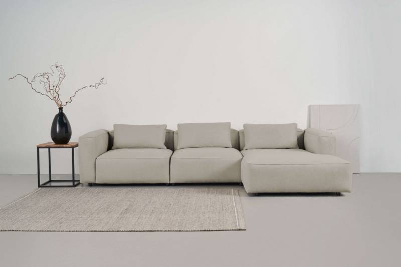 andas Ecksofa Tvinnet, Breite 317 cm, extra tiefe Sitzfläche, kubisches Sitzvergnügen von andas