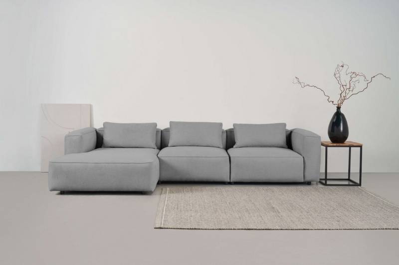 andas Ecksofa Tvinnet, Breite 317 cm, extra tiefe Sitzfläche, kubisches Sitzvergnügen von andas