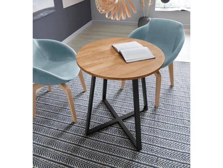 andas Esstisch Crocus, Tischplatte aus massivem Eichenholz, beige andas Esstisch Crocus, Tischplatte aus massivem Eichenholz, beige von andas