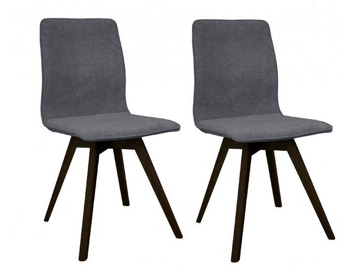 andas Esszimmerstuhl Rania (Set, 2 St), Massivholzgestell, mit Keder, schwarz, Schwarz von andas