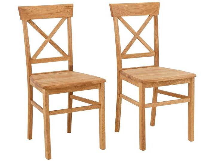 andas Esszimmerstuhl Tatra TOPSELLER (Set, 6 St), Holzstuhl im 2er, 4er oder 6er-Set, Küchenstuhl Landhaus, beige, eiche geölt von andas