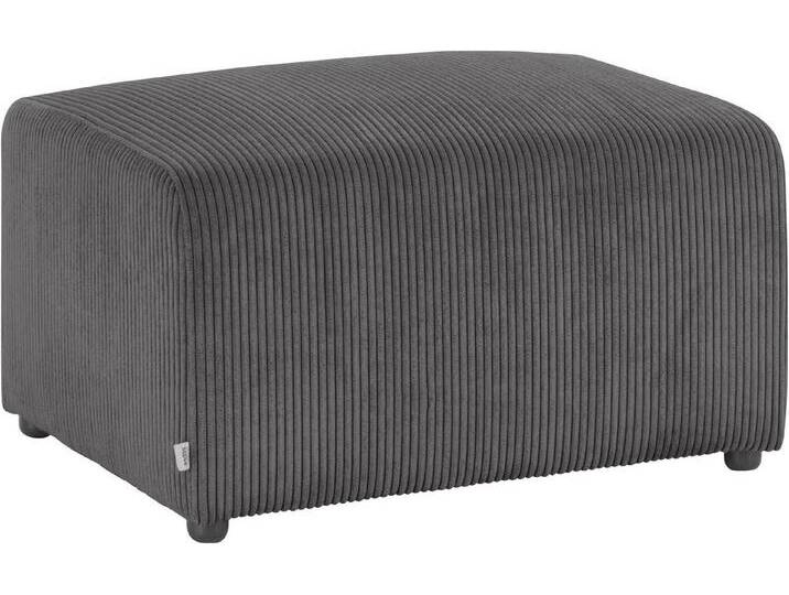 andas Hocker Alesund, als Einzelteil oder Teil des Modulsofas, grau, anthrazit andas Hocker Alesund, als Einzelteil oder Teil des Modulsofas, grau, anthrazit von andas