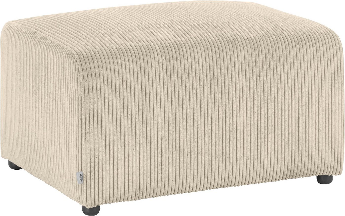 andas Hocker Alesund, als Einzelteil oder Teil des Modulsofas andas Hocker Alesund, als Einzelteil oder Teil des Modulsofas von andas