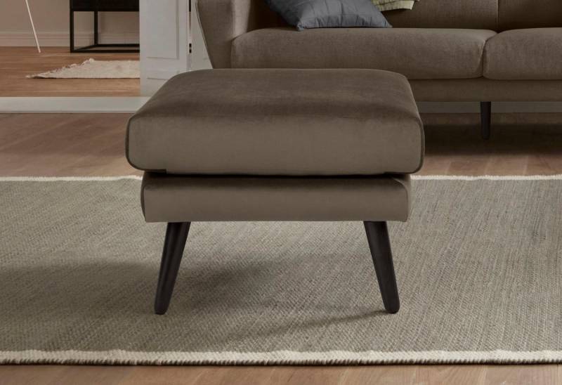 andas Hocker Bille, mit Eiche-Beinen, Design by Morten Georgsen von andas