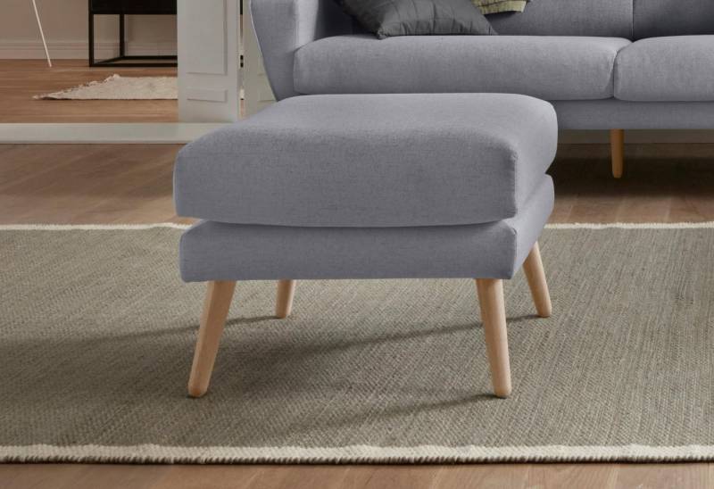 andas Hocker Bille, mit Eiche-Beinen, Design by Morten Georgsen von andas